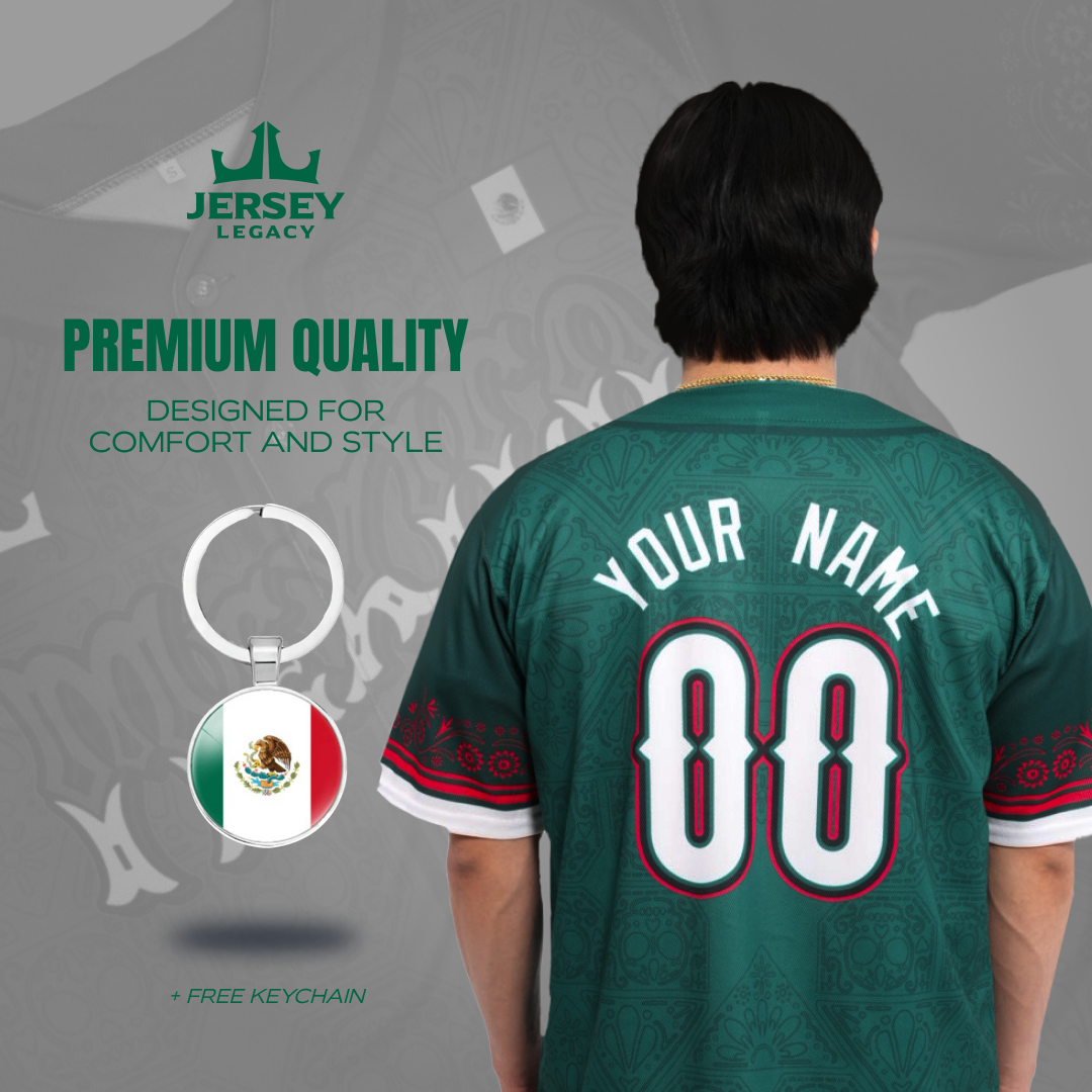 Mexico Custom Baseball Jersey