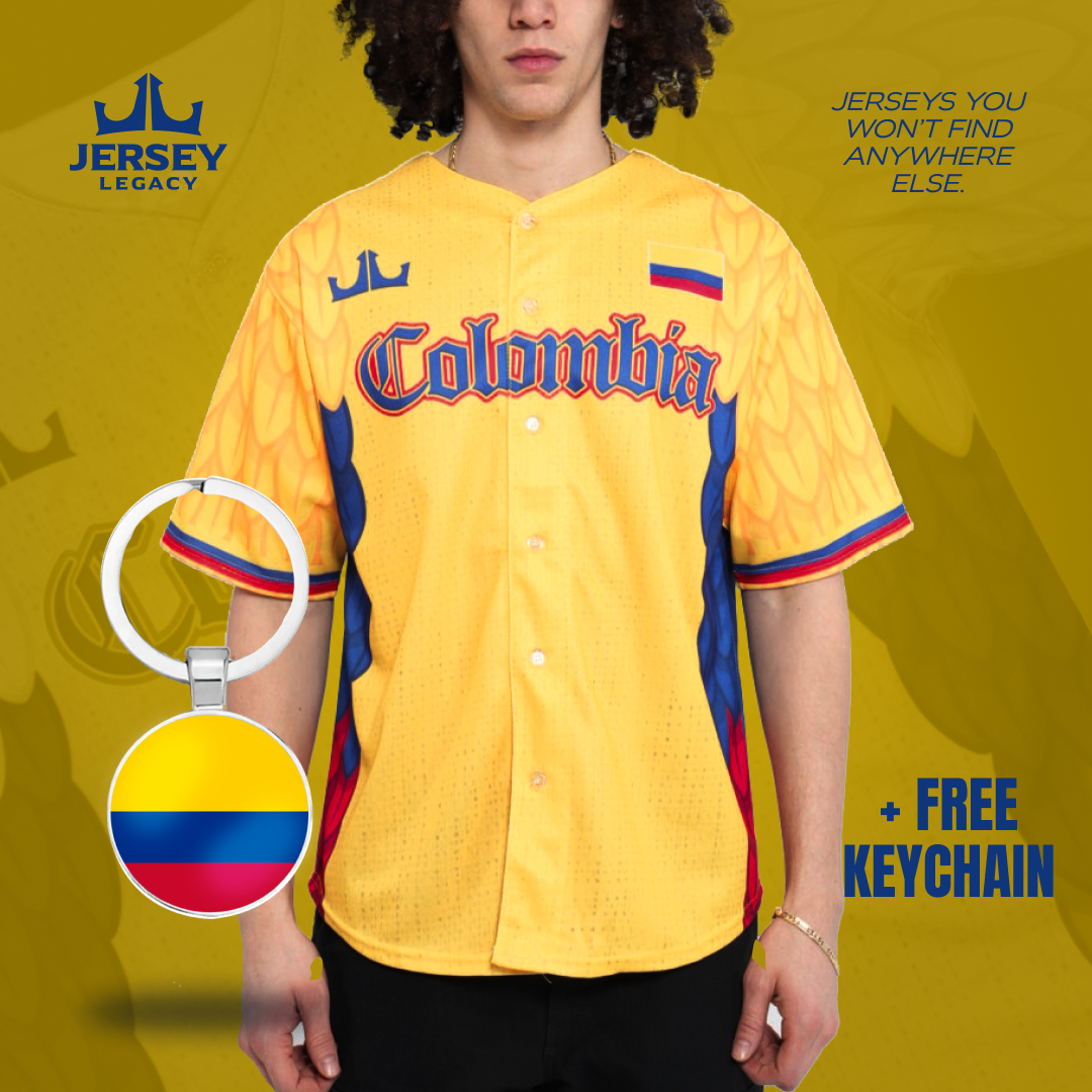 Colombia Custom Baseball Jersey