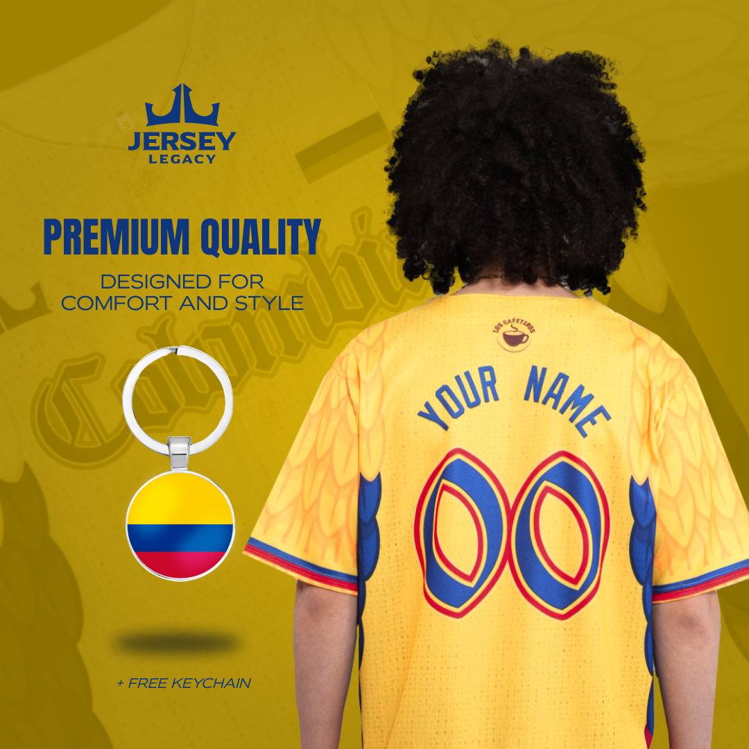 Colombia Custom Baseball Jersey