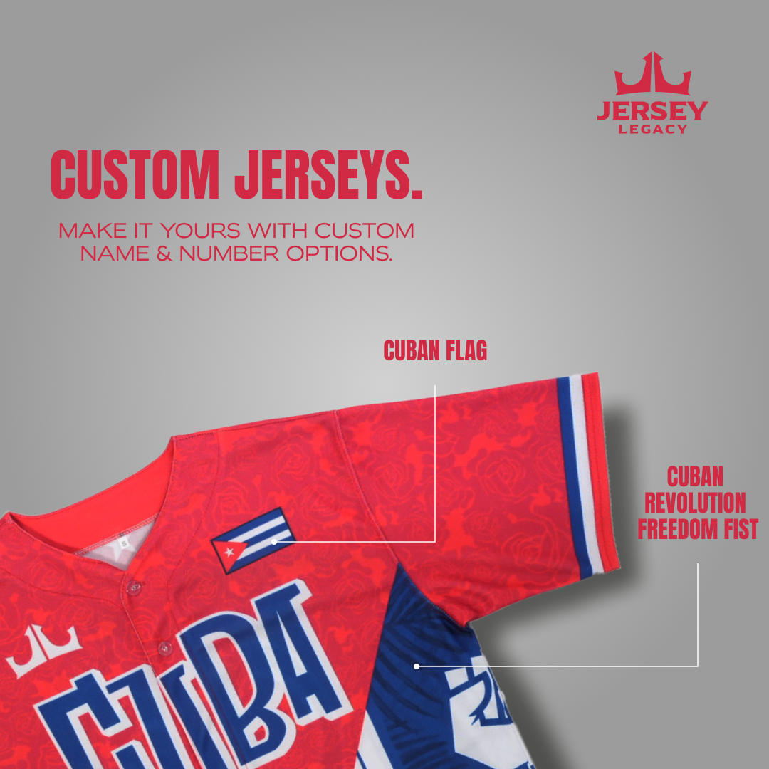 Cuba Custom Baseball Jersey