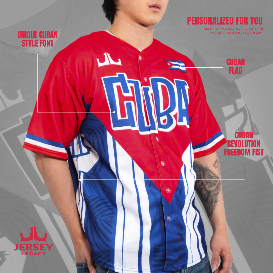 Cuba Custom Baseball Jersey