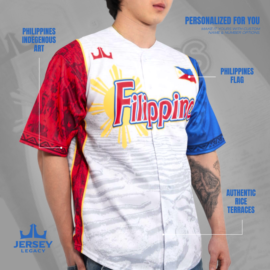 Philippines Custom Baseball Jersey