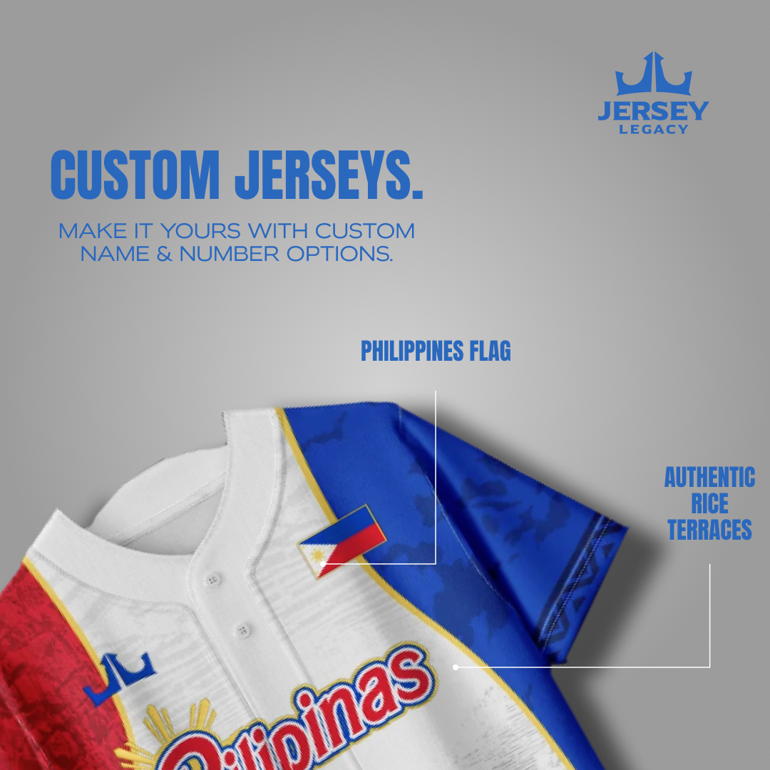 Philippines Custom Baseball Jersey