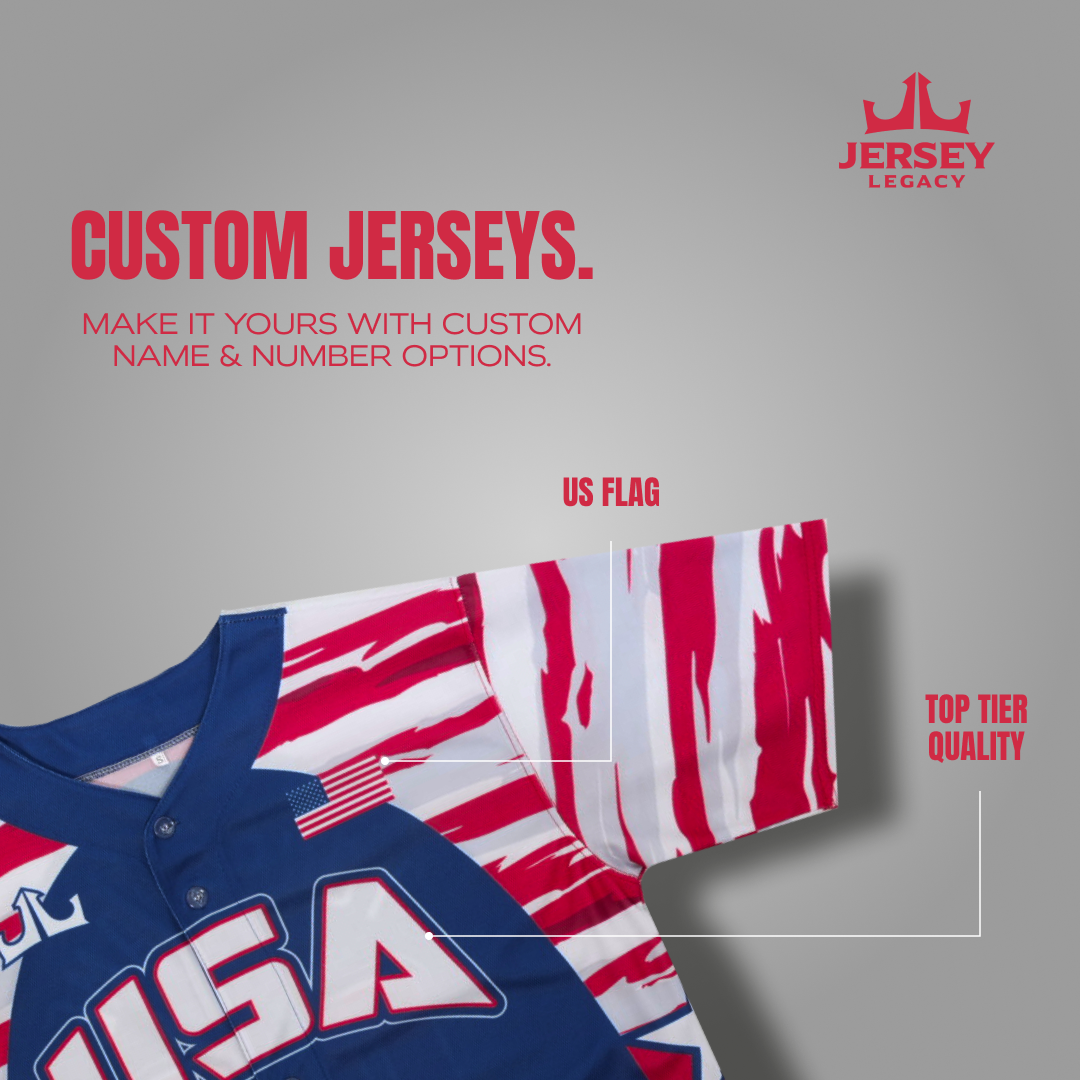 USA Custom Baseball Jersey