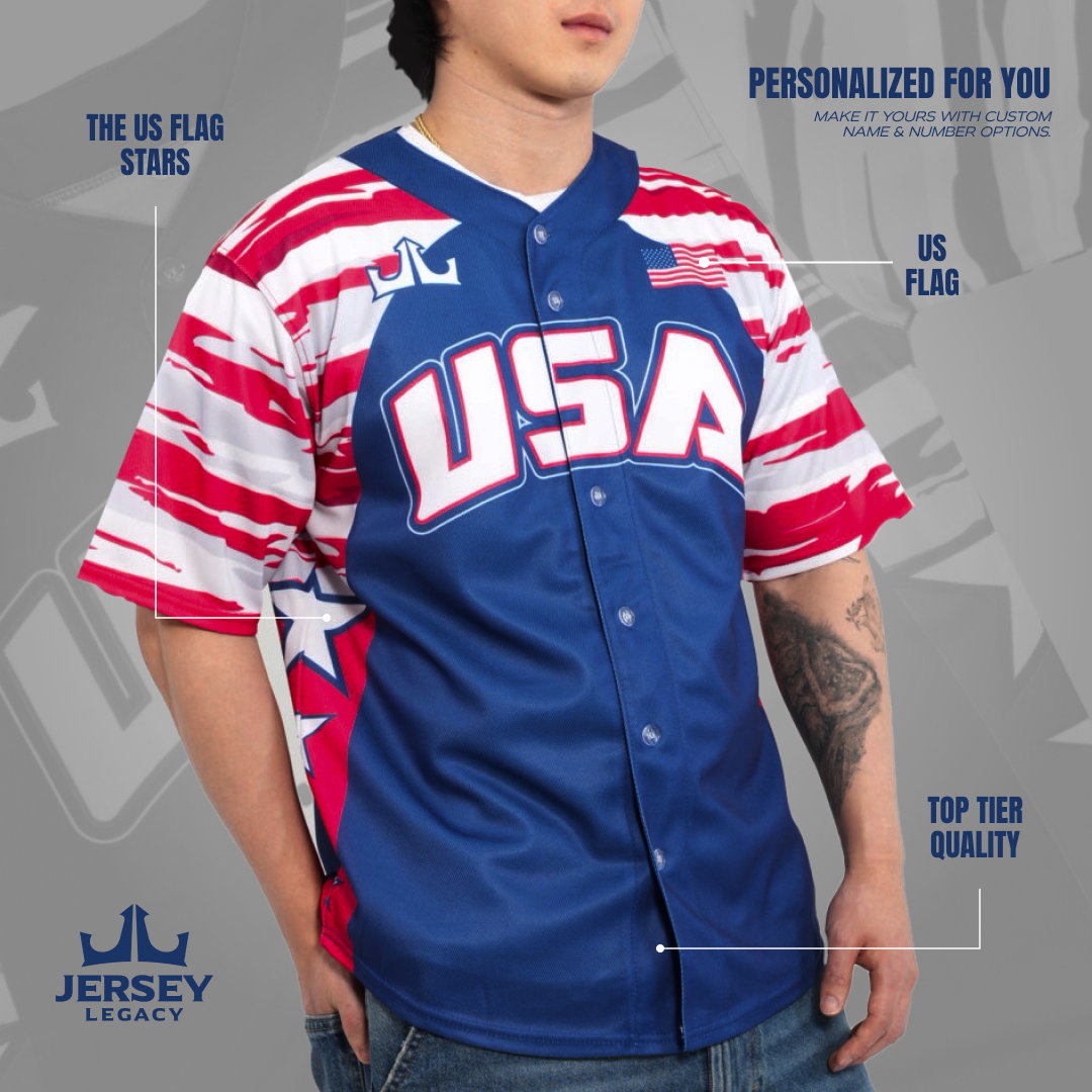 USA Custom Baseball Jersey
