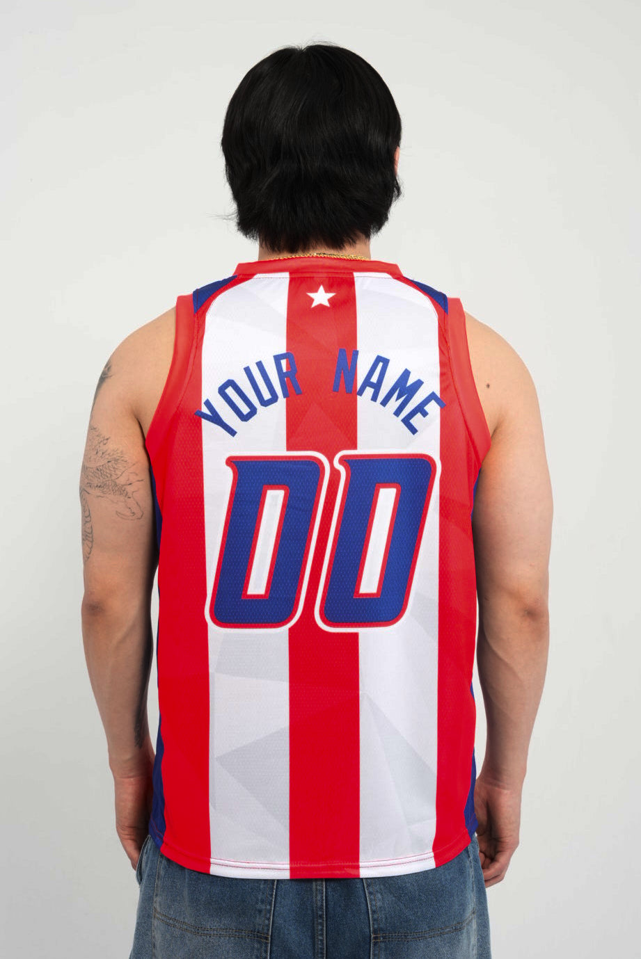 Puerto Rico Custom Basketball Jersey