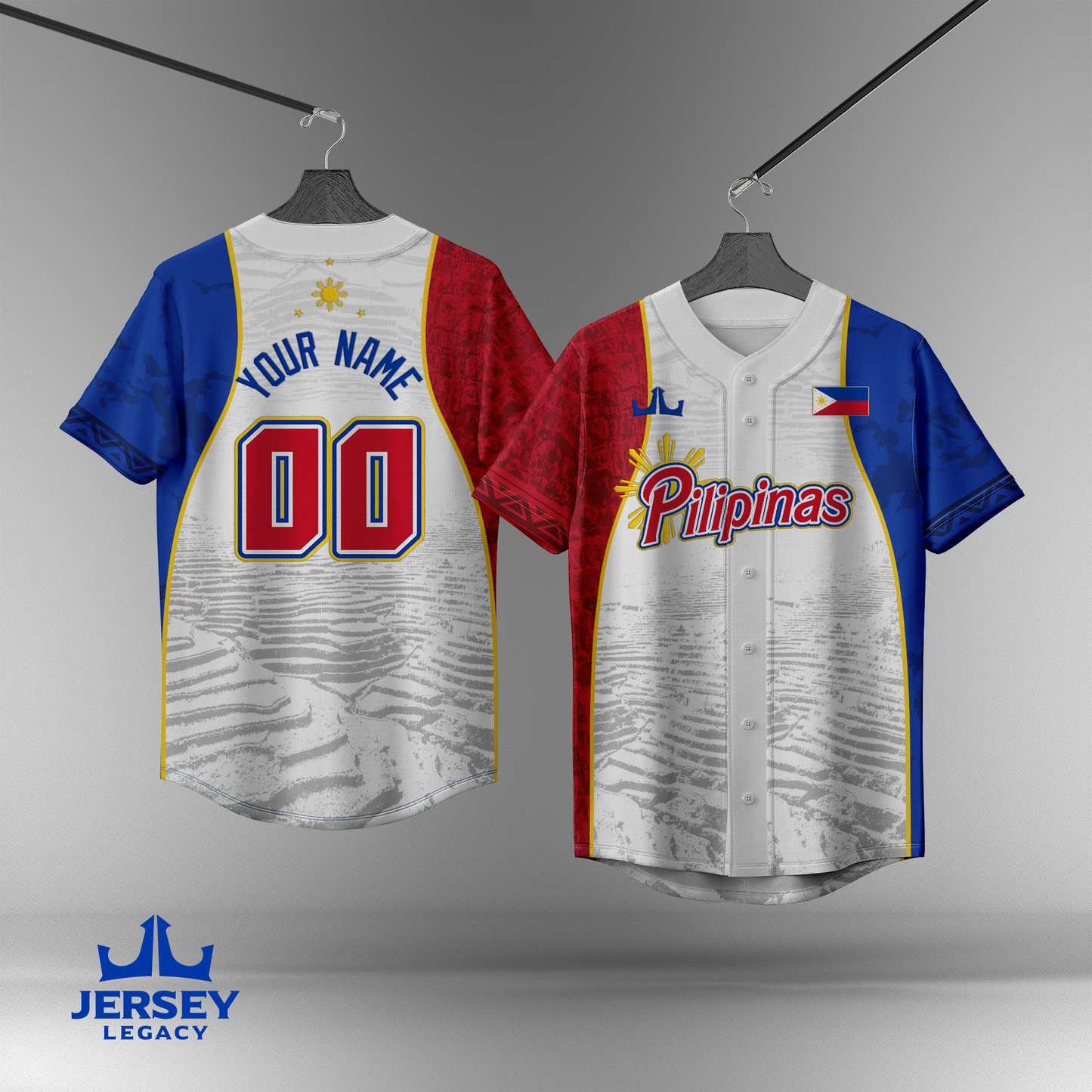 Philippines Custom Baseball Jersey