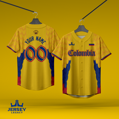 Colombia Custom Baseball Jersey