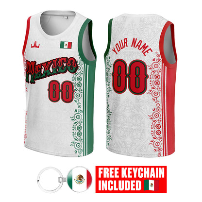 Mexico Custom Basketball Jersey