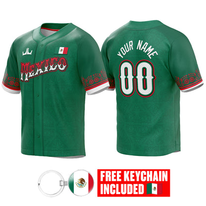 Mexico Custom Baseball Jersey