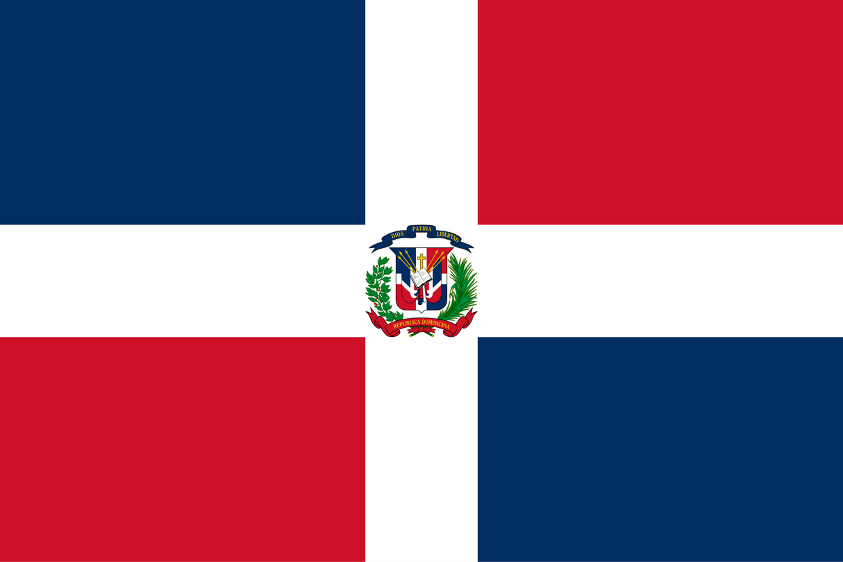 Dominican Republic Flag.