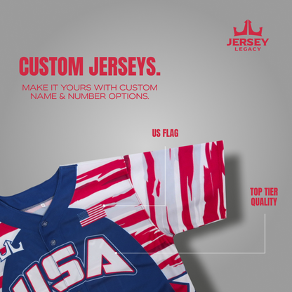 USA Custom Baseball Jersey