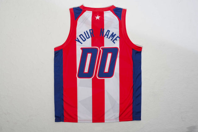 Puerto Rico Custom Basketball Jersey