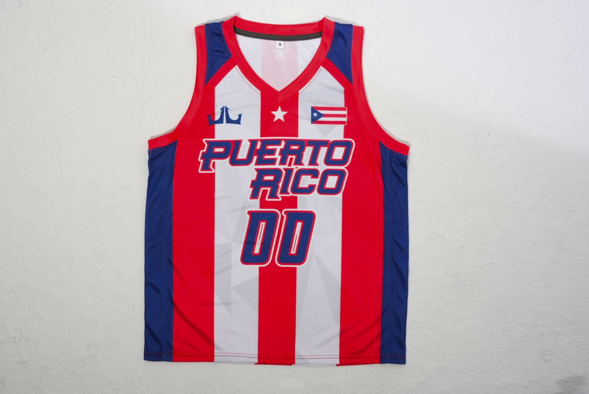 Puerto Rico Custom Basketball Jersey