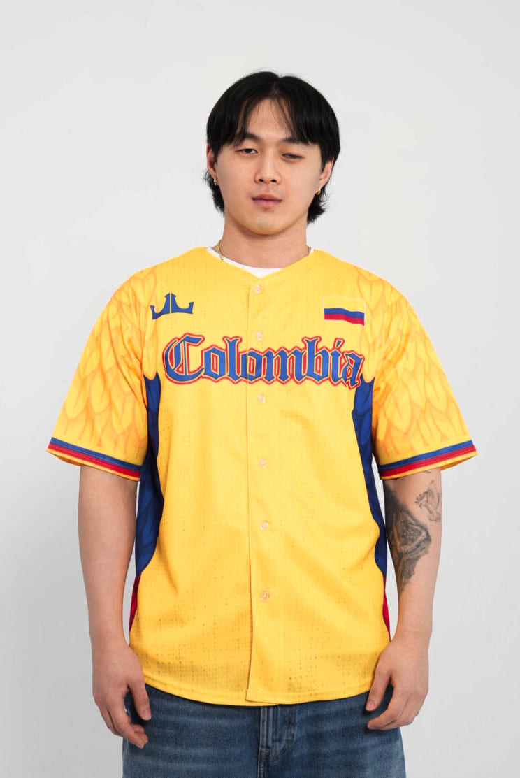 Colombia Custom Baseball Jersey