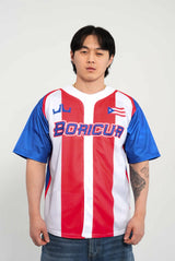 Puerto Rico 'Boricua' Custom Baseball Jersey