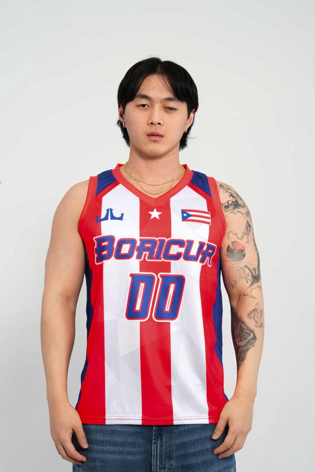 Puerto Rico Custom Basketball Jersey
