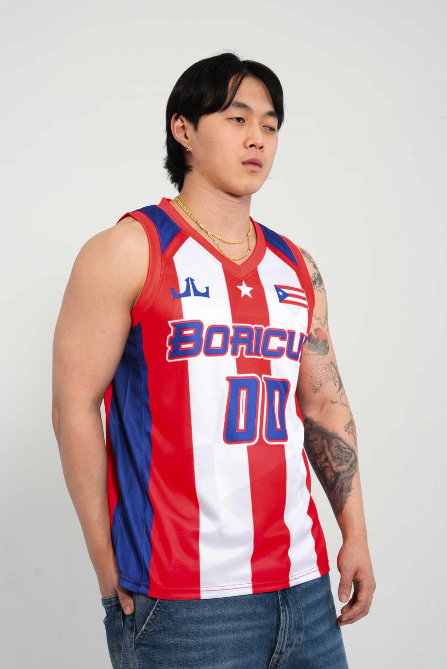 Puerto Rico 'Boricua' Custom Basketball Jersey