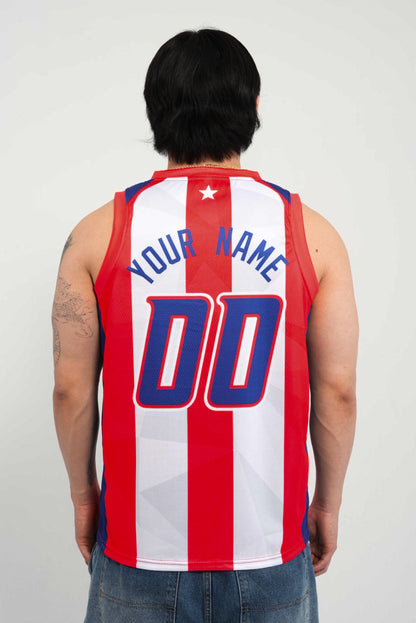 Puerto Rico Custom Basketball Jersey