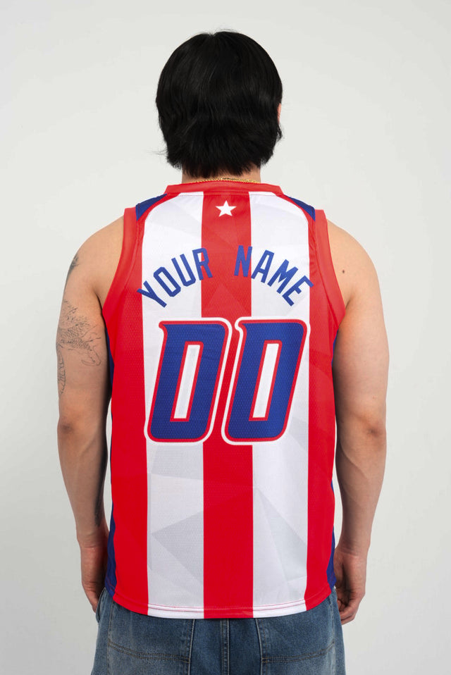 Puerto Rico Custom Basketball Jersey