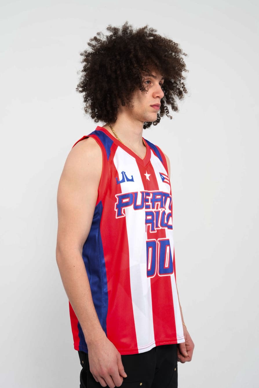 Puerto Rico Custom Basketball Jersey