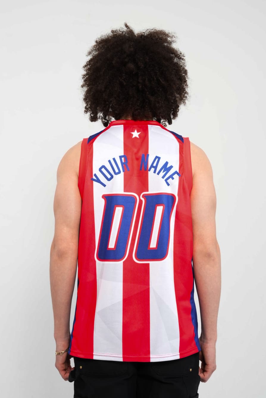 Puerto Rico Custom Basketball Jersey