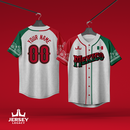 Mexico Custom Baseball Jersey