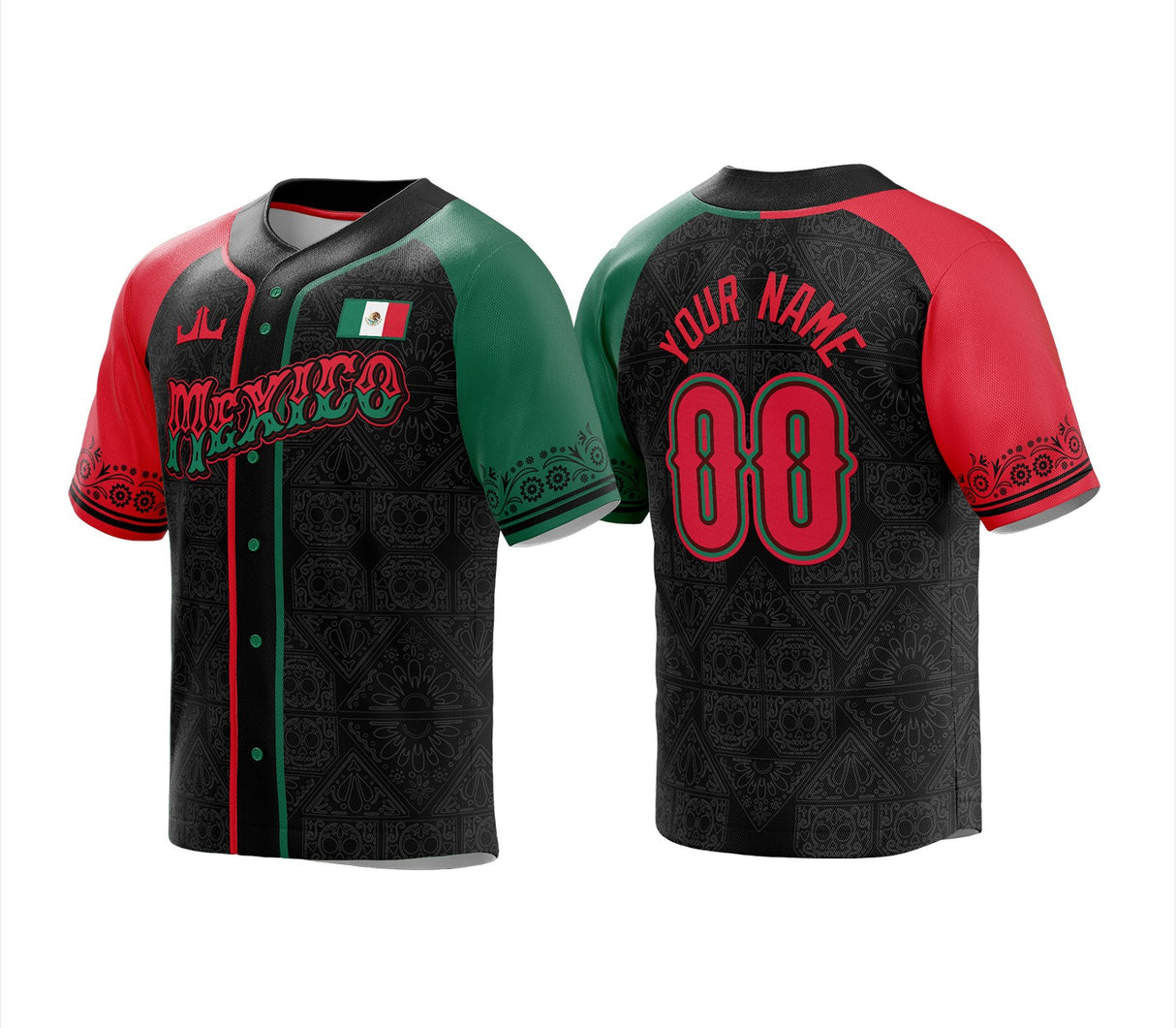 Mexico Custom Baseball Jersey