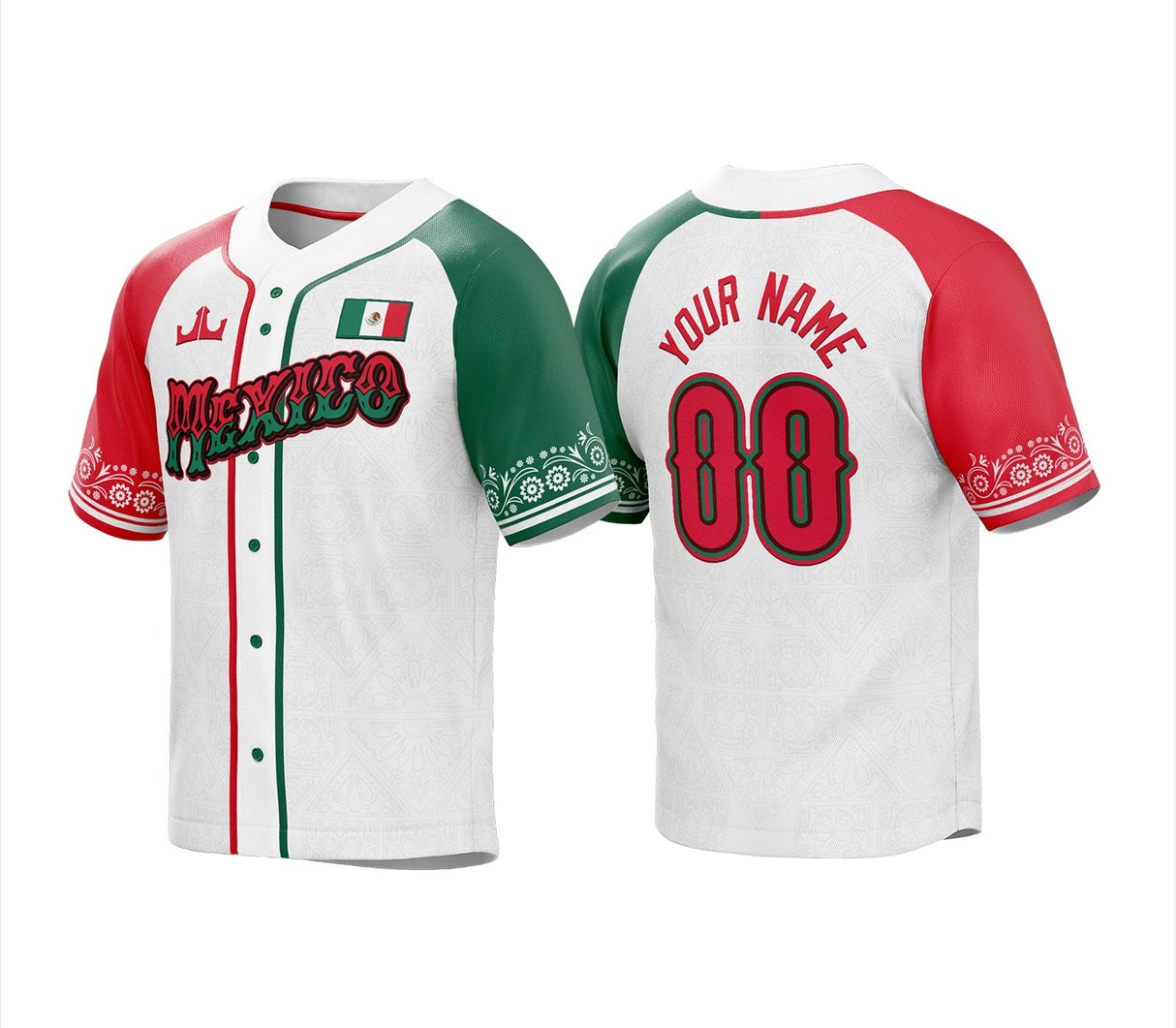 Mexico Custom Baseball Jersey